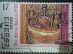 Stamps Spain -  Año Santo Jacobeo 1993. Traslación del Cuerpo del Apóstol