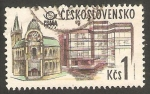Stamps Czechoslovakia -  2290 - Centro comercial Kotva