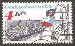 Sellos de Europa - Checoslovaquia -  2802 - Barco mercante Orlik