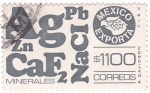 Stamps Mexico -  MÉXICO EXPORTA-MINERALES