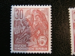 Stamps Germany -  5º Aniversario Republica Democratica