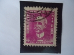 Stamps : America : Brazil :  RUI  BARBOSA DE OLIVEIRA 1849-923-Escritor (cott 798) 1956