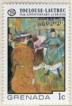 Stamps Grenada -  75 Aniversario muerte Toulouse-Lautrec
