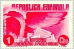 Stamps : Europe : Spain :   XL Aniversario Asociación de la Prensa.Alegoría 