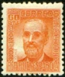 Stamps : Europe : Spain :  Cita y Personaje.Fermín Salvoechea