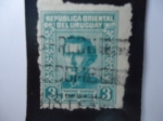 Sellos de America - Uruguay -  República Oriental del Paraguy -Correo Terrestre (Scott 572)