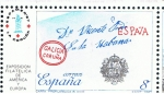 Stamps Spain -  Edifil  2912  Exposición Filatélica de España y América Espamer¨87.  