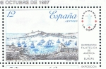 Stamps Spain -  Edifil  2913  Exposición Filatélica de España y América Espamer¨87.  