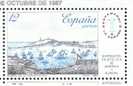 Sellos de Europa - Espaa -  Edifil  2913  Exposición Filatélica de España y América Espamer¨87.  