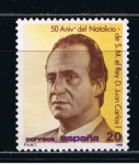 Stamps Spain -  Edifil  2928  50º Aniver. del Natalicio de SS.MM. los Reyes de España.  