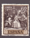Stamps Spain -  Las meninas- Velazquez- Día del Sello