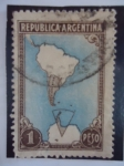 Stamps Argentina -  Repúblca  Argentina. Localización