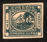 Stamps : America : Argentina :  barquitos