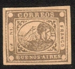 Stamps : America : Argentina :  barquitos