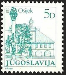Sellos de Europa - Yugoslavia -  1880 a - Vista de Osijek