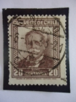 Stamps : America : Chile :  MANUEL BULNES  (1799 -1866)  