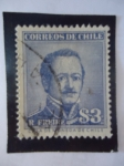 Stamps : America : Chile :  Presidntes: Ramón Freire Serrano 1787-1851 (Pres.1827 al 1827)