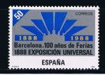 Stamps Spain -  Edifil  2951  I Cente. de la Exposición Universal de Barcelona.  