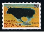 Stamps Spain -  Edifil  2953  Exposición Mundial 1988. Brisbane  (Australia ).  