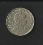 monedas de Europa - Portugal -  1 Escudo