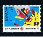 Stamps Spain -  Edifil  2965  Barcelona´92  I  serie Pre-Olímpica.  