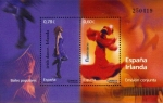 Stamps Spain -  2008 - BAILES POPULARES.  EMISION CONJUNTA ESPAÑA - IRLANDA