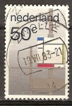 Stamps Netherlands -  De Stijl movimiento artístico. “Composición 1922” (P. Mondriaan)  