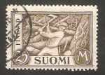 Stamps Finland -  155 - Leñador
