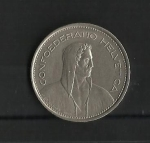 monedas de Europa - Suiza -  Confederacion Helvetica / Anverso