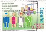 Stamps Spain -  VALORES CÍVICOS- Seguridad Laboral (P)