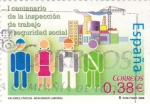 Sellos de Europa - Espaa -  VALORES CÍVICOS- Seguridad Laboral    (P)