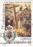 Stamps Spain -  V Centenario de la Fundación  de Santa Cruz de Tenerife    (P)