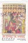 Stamps Spain -  LAS EDADES DEL HOMBRE- Arte español    (P)