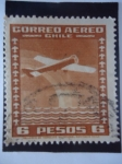 Stamps : America : Chile :  Aereoplano y Arcoiris.