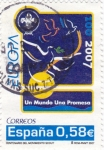 Stamps Spain -  Centenario del Movimiento Scout     (P)