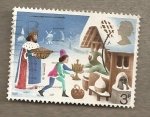 Stamps United Kingdom -  Reyes ofrecen regalos