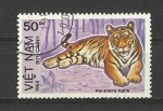 Stamps Vietnam -  tigre