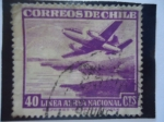 Stamps Chile -  Línea Aérea Nacional