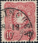 Stamps Germany -  CIFRAS Y ESCUDO 1879. Y&T Nº 38