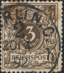 Stamps Germany -  CIFRAS Y ESCUDO 1889-00. Y&T Nº 45