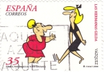 Stamps Spain -  Cómics-Personajes del Tebeo- LAS HERMANAS GILDA     (p)
