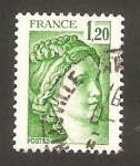 Sellos de Europa - Francia -  2101 - Sabine de Gandon