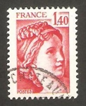 Stamps : Europe : France :  2102 - Sabine de Gandon