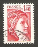 Sellos del Mundo : Europa : Francia : 2102 - Sabine de Gandon