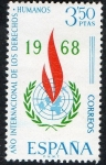 Stamps Spain -  1874- Año internacional de los derechos humanos. 
