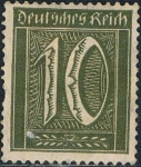Stamps Germany -  CIFRAS 1921-22. Y&T Nº 139