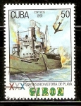 Stamps Cuba -  BATALLA  DE  PLAYA  GIRÒN