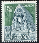 Sellos de Europa - Espaa -  1877-  Serie turística. Iglesia de Sant Vicente, Ávila.
