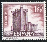 Stamps Spain -  1881- Castillos de España. Fuensaldaña ( Valladolid ).