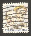 Sellos de America - Estados Unidos -  85 - Hermanos Wright, pioneros de la aviación